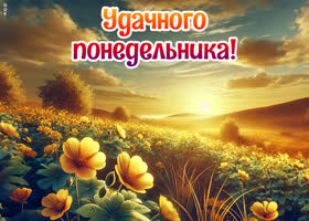 Picture открытка, удачного понедельника