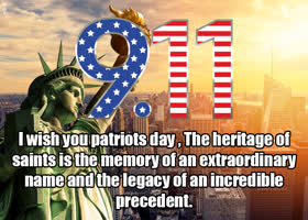 Postcard patriot day