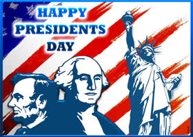 Postcard presidents' day