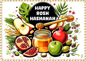 Postcard rosh hashanah