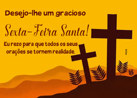 Postcard sexta-feira santa