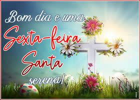 Postcard sexta-feira santa