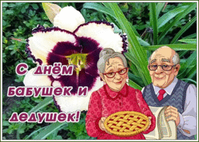 Postcard славная открытка день бабушек и дедушек