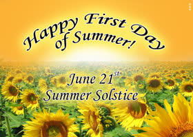 Postcard summer solstice