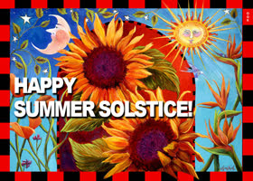 Postcard summer solstice