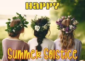 Postcard summer solstice