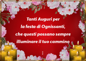 Postcard tutti i santi
