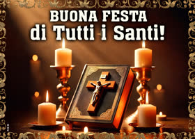 Postcard tutti i santi