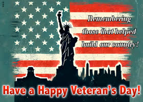 Postcard veterans day