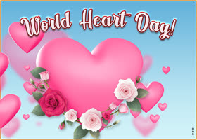 Postcard world heart day