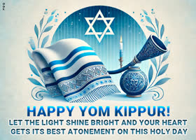 Postcard yom kippur